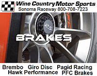 Checkered Flag Closeouts. Brakes, Rotors and Pads at Wine Country Motor Sports